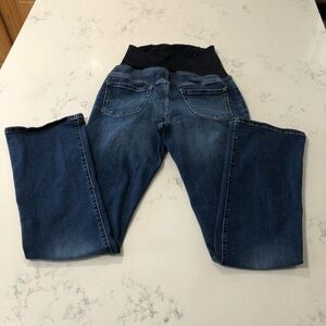 Isabel Maternity skinny boot cut jeans size:4 blue
